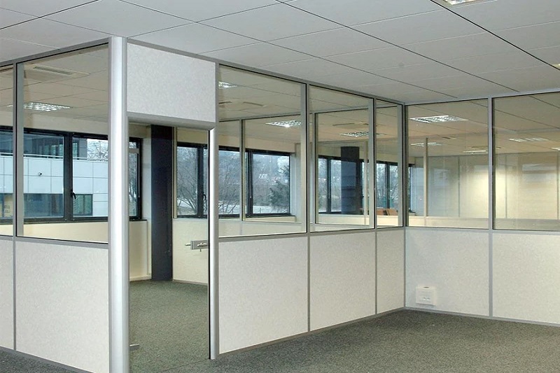Office Aluminium Partition Work